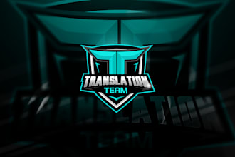 design esports initial logo for gaming and twitch