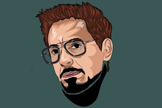 make professional mascot and cartoon of yourself