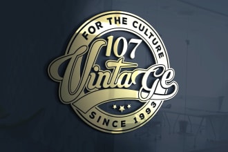 do vintage, retro, badge, logo design for you