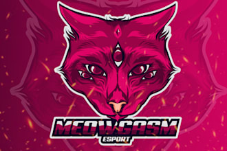 design badass mascot logo for esport team