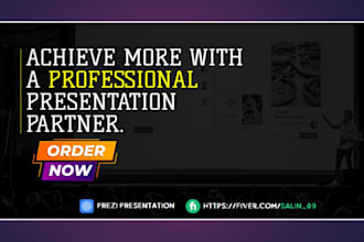 design premium quality prezi presentation