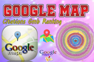 do 95,000 google maps citation for local SEO and gmb ranking