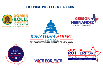 do a unique creative political logo for a winning  campaign