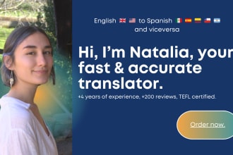 accurately translate english to spanish and vice versa