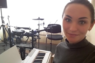 record piano, keyboards for any project