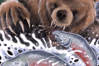 draw a unique digital painting