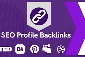 create 300 SEO profile backlinks high quality service