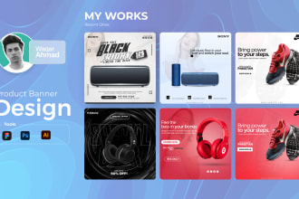 design a stuning banner for your product