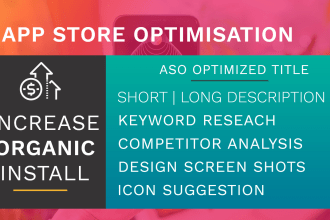 do app marketing app promotion and aso content writing