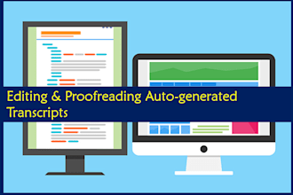 proofread automatically generated transcripts