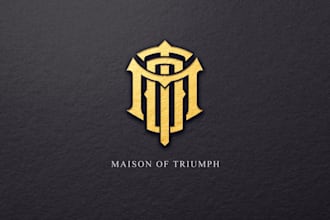 design a luxury initial monogram logo