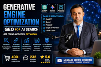 provide generative engine optimization GEO for ai search