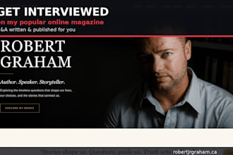 interview you and publish a feature on my popular online magazine