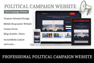 create political campaign website