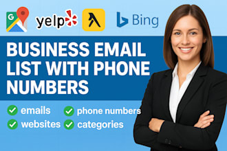 collect business email list with phone numbers