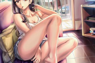 draw anime style illustration fanart