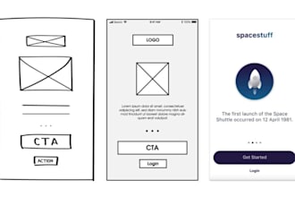 design clean, modern, and user centered uiux wireframes