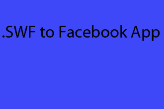 convert your flash file or website to a Facebook App