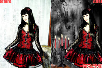 professional edit, restore, enhance or add text to your photo