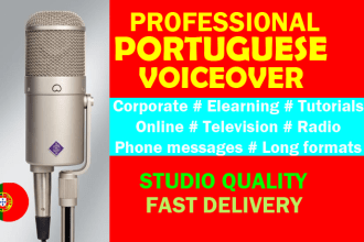 record professional portuguese voice