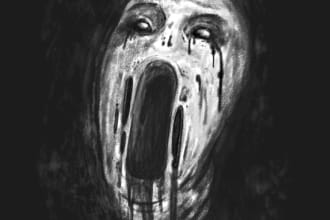draw dark art and monsters