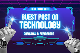 provide guest post backlink on high authority tech blog