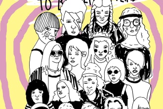 illustration,poster, album cover, book cover,etc on time