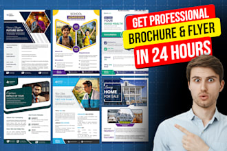 create modern and creative flyers for events, business, or products