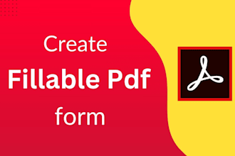 create fillable PDF form, create fillable pdf from excel or word