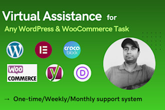be your wordpress virtual assistant for post, edit, upload, update, maintenance