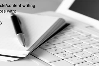 assist you with all kinds of scientific writings
