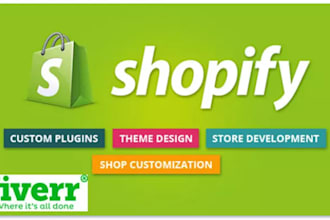 develop your custom designed shopify template