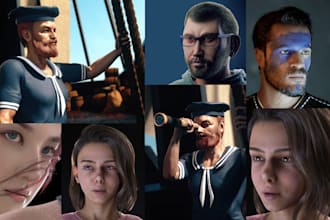 do hyper realistic character modeling for games