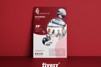 design a professional flyer or brochure for your business