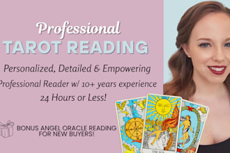 give a professional tarot reading in 24 hours or less