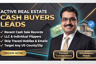 find real estate cash buyer leads for wholesalers