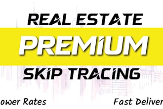 do skip trace real estate leads