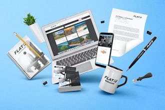 do full business cards and branding stationery identity