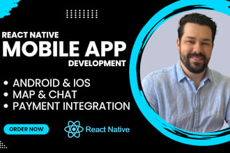 develop ios and android apps using react native
