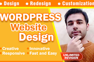 design responsive wordpress website for your business