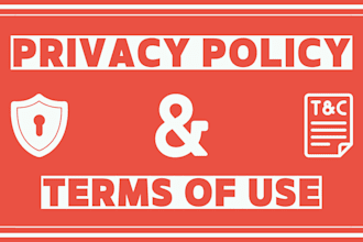 create custom privacy policy and terms and conditions for websites and apps