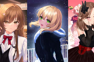 draw anime manga light novel comic covers etc