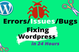 repair wordpress errors,issues and bugs fix professionally