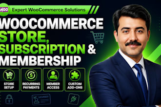 setup woocommerce subscriptions or membership features