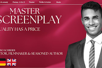 craft you a professional screenplay in german or english over 70 orders