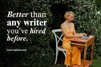 write your website content, brand story, and marketing copy