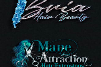 do hair, eyelashes, cosmetics makeup logo