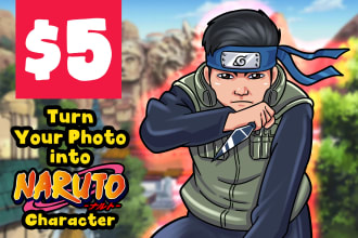 turn your photo into anime naruto characters