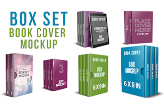 do 3d box set bundle from ebook or paperback cover