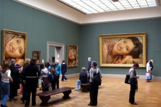 make a photo like art gallery exhibition by using your 3 photos in a day